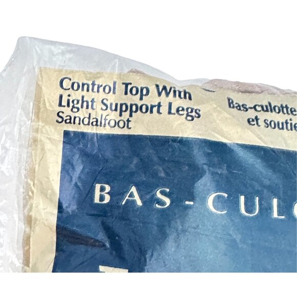 Enchantress Vintage Pantyhose Queen Size Control Top Lot 2 Bronze Beige New 90s - Picture 4 of 4